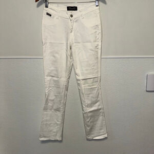 Women's Banelly Jeans Authentic White Straight Leg Jeans Size 30